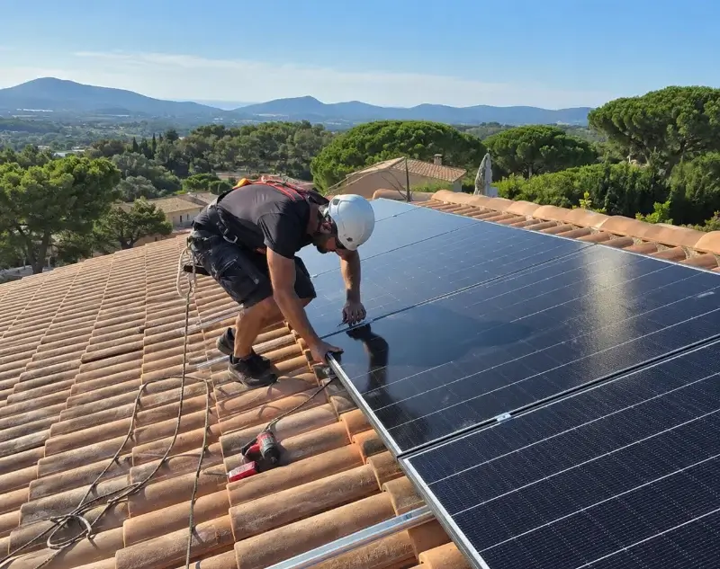 Installateur panneaux solaires Châtonnay — pose photovoltaïque sur toiture