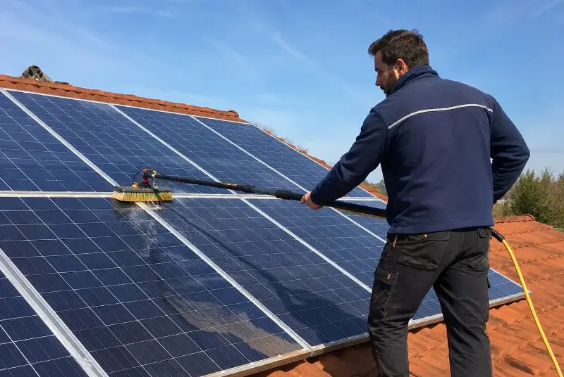 Nettoyage et entretien de panneaux solaires à Châtonnay
